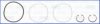 AJUSA 60006700 O-Ring Set, cylinder sleeve